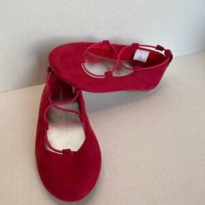 Joe Fresh Red Dress Shoes Velvet Slip-On